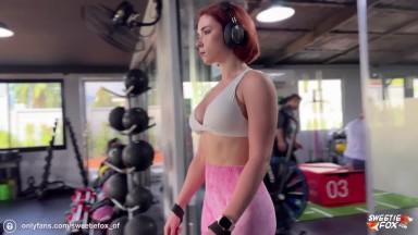 Fitness Girl Went To Workout With Anal Plug In Her Ass And Then Was Fucked Sweetie Fox Anal