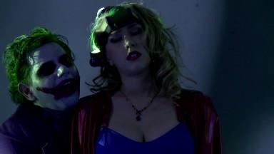 Two-face and Joker banging hottest superhero sluts