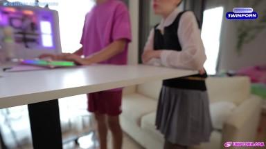 Stepsister Shut up I want to Fuck after School