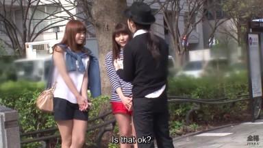 Japanese Pickup Artist Approaches Two Women For Naked Trivia Game