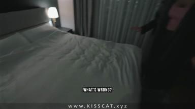 Is it a dream Step son fucks step mom in hotel share room  Step mother gets hot sex till facial