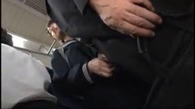 AP-159 Reverse Molestation By A Black-haired Schoolgirl On A Packed Train An Innocent-looking Black-haired Schoolgirl Reverse Molests A Dull Salaryman And Makes Him Cum Over And Over Again