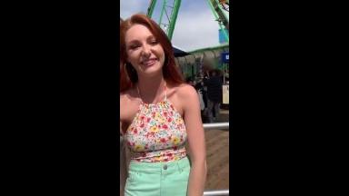 Lacy Lennon amp8211 Sneaky Sex With Stranger At Amusement Park