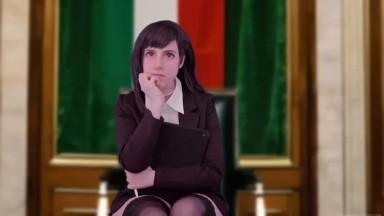 Lana Rain amp8211 Tifa Lockhart Attends The Italian Senate Meeting