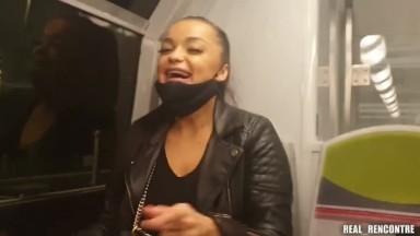 Daphne Klyde amp8211 Ukrainian Tourist Gets Fucked On The Train By 2 Strangers