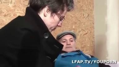 Mature French woman pays with his body