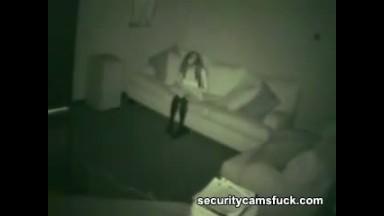 Hotel room equipped by security cam Crazy