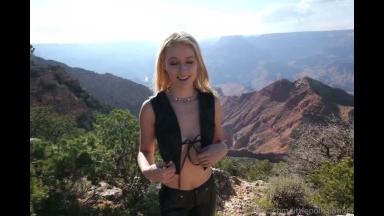 LittlePolishAngel 15 Grand Canyon Blowjob PPV Video Leaked